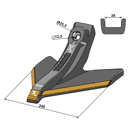 Gänsefußschar 240 mm - Hartmetall - Nachbau für Väderstad