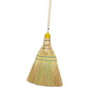 Industrie-Reisstrohbesen 5-Naht - mit Stiel