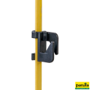 Lot de 10 piquets ovales en fibre de verre avec pointe métallique - PATURA