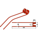 Dent de fenaison pour andaineur CLAAS 9554830 adaptable - BlackSteel©