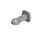 Kugelzugöse Kugel 80, 110x100 mm, 8-Loch  