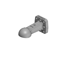 Kugelzugöse Kugel 80, 110x100 mm, 8-Loch  