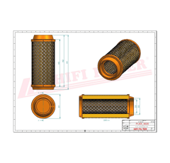 Filtre habitacle adaptable HIFI FILTER SC90432CAG