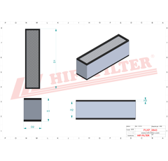 Filtre habitacle adaptable HIFI FILTER SC40111PAV4