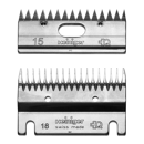 Jeu de peignes spécial charolais 18/15 de tondeuse - HEINIGER