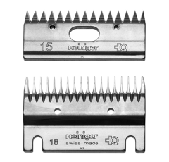 Jeu de peignes spécial charolais 18/15 de tondeuse - HEINIGER