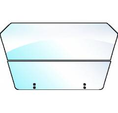 Heckscheibe f. Traktor FORD D6NN94422A12H - E3NN94422A12AA - 83947031 - Nachbau