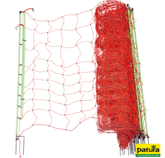 Filet électrifié plus/moins double pointe 1,2 x 50 m  - PATURA