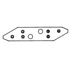 Contre sep réversible pour charrue GREGOIRE & BESSON 172380 origine