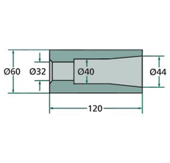 Einschweißbuchse SCHAFFER 18100-25 Nachbau