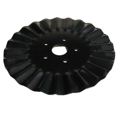 Disco ondulado Ø402x4,5 mm para sembradora JOHN DEERE A72680 adaptable - Blacksteel©