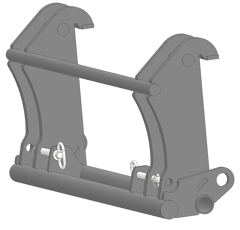 Interface pour télescopique CLAAS TARGO/EURO adaptable