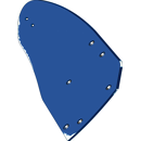 Streichblech-Hinterteil - rechts 3441040M Lemken by Muzzi Industrie