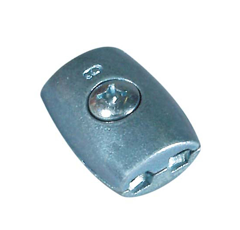 Seilverbinder verzinkt Eiform 4 - 6,5 mm