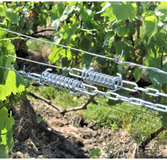 Ressort de compensation vigne galvanisé – SCDC