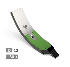 Soc de cultivateur avec plaquettes carbure, plaquettes arrière et rechargement KONGSKILDE 101003120 adaptable