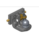 Kugeleinsatz Kugel 80,W= 241 S30, für Untenanhängung, AGCO-Grau, Scharmüller