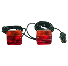 Scheinwerfer und Kabel (7 m) für Anhänger