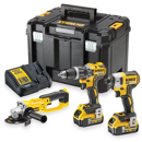 Ensemble 3 Machines 18V 5Ah - Pack Complet avec 3 Batteries | DEWALT