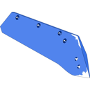 Wechselspitzenschar - rechts SSP350WSM Rabe by Muzzi Industrie