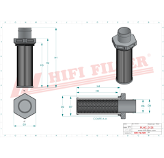 Filtre hydraulique adaptable HIFI FILTER SH77916