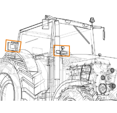 Phare de travail Rectangulaire 14 LED 45595V 42W 2800 Lumens