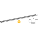 Rail guide chaîne pour épandeur KRONE 218 023 0 adaptable