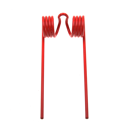 PU-Zinken190mm lang 77mm breit 5mm starkRP 12S/15S / 165 Agco-Lely-Welger Nachbau 