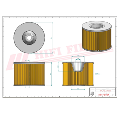 Filtre hydraulique adaptable HIFI FILTER SH52118