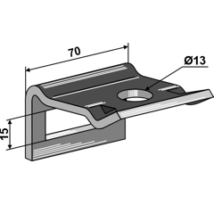 Halter EINBÖCK 15-278-01 Nachbau  