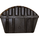 Sabot de rechange pour echelles et escabeaux bas série or 66 mm