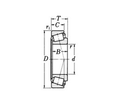 Roulement à rouleaux coniques pour tracteur FIAT 24903500 adaptable