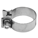 Collier d'échappement chromé Ø int. 63 mm