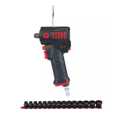 Clé à chocs pneumatique Monster mini avec douilles 1/2" 1390 NM | KS TOOLS