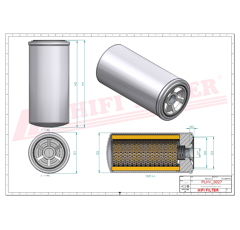 Filtro transmisión hidráulica HIFI FILTER SH66083 Adaptable