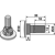 Boulon couteaux rotatifs pour faucheuse KVERNELAND 56403000 adaptable - BlackSteel©