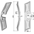 Spatenkrümler Messer - links - 6436.29.02  SSG 400 | Rabe - Nachbau