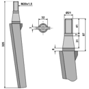 Kreiseleggenzinken - rechts / links= RH 7 RH7VIGOLO RH  Vigolo