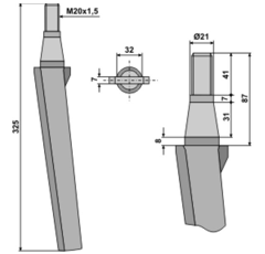 Kreiseleggenzinken - rechts / links= RH 7 RH7VIGOLO RH  Vigolo