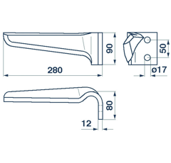 Kreiseleggenzinken - rechts= RH 51 DER R RH51DERRMASCHIO RH  Maschio
