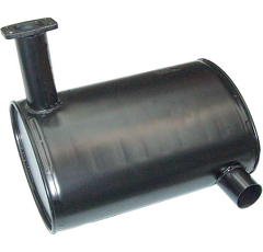 Silencieux d'échappement horizontal FIAT - FORD 82010813 - 82008339 - 82002883 adaptable