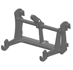 Interface pour télescopique MERLO/3 PTS CAT 2 adaptable