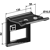 Bride de fixation 130 x 12 mm adaptable - BlackSteel©
