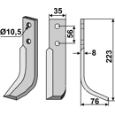 Fräsmesser Rechts 223 x 35 Nibbi Bruno Nachbau
