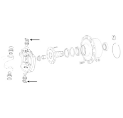 Ausgleichsscheibe  2,70 mm - Traktor CASE IH  - 3147239R1 - Nachbau 