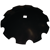 Disque crénelé ∅710x6 pour cover crop adaptable