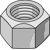 Ganzmetallmutter mit Klemmteil M20 - DIN980 verz. 10.9 Europäische EA-Qualität