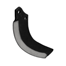 Lame droite pour Fraise/Rotavator MASCHIO/GASPARDO 13100418 adaptable - 