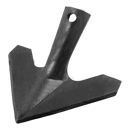 Soc ailettes à échange rapide pour vibroculteur 155 mm adaptable