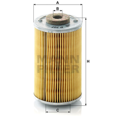 MANN  Kraftstofffilter P707X